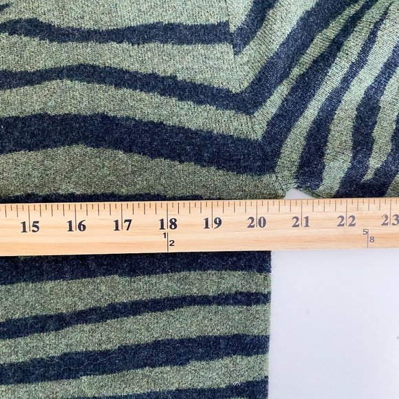 KULE Green and Black Striped Cardigan - Picture 11 of 12